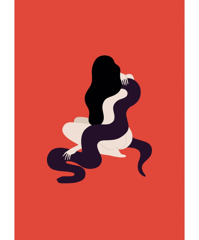 illustration peggy moquay femme serpent.jpg - Peggy MOQUAY | Virginie